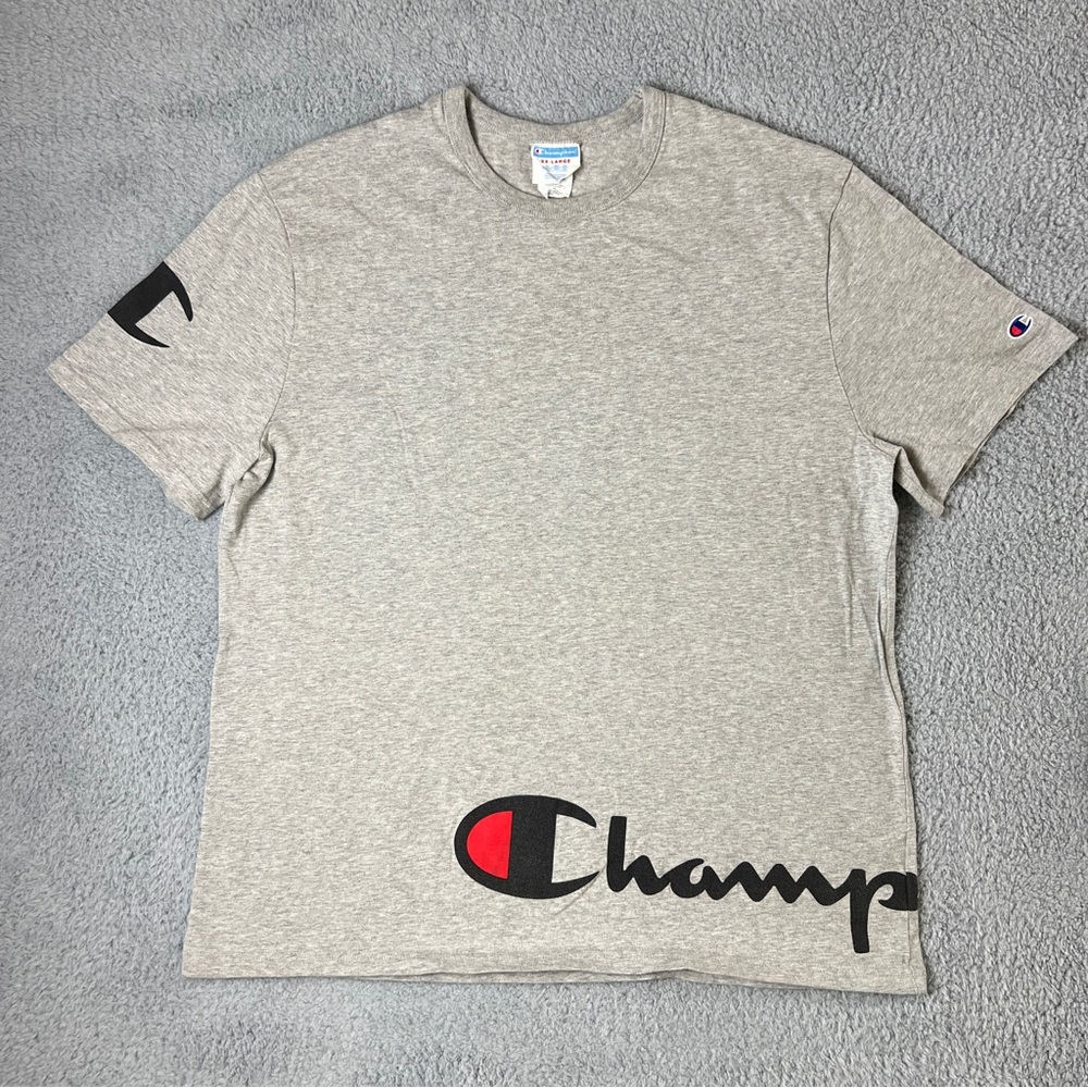 Champion T Shirt Size 2XL Gray